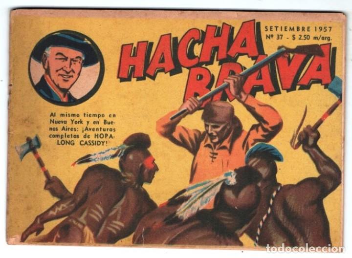 HACHA BRAVA # 37 TOMAJAUK EL SECRETO DE LA MARACA MUCHNIK 1957 HOPALONG CASSIDY VIGILANTE 48 P EXCEL (Tebeos y Comics - Novaro - Hopalong Cassidy)