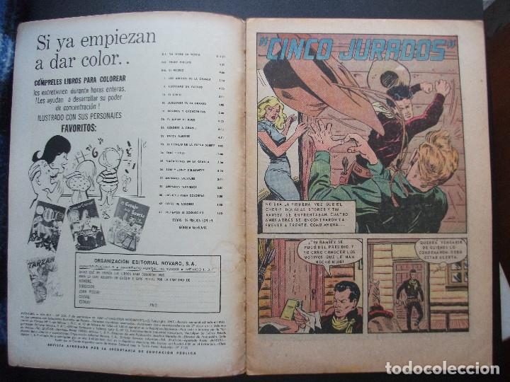 Tebeos: AVENTURA N&ordm; 504, VAQUEROS INDOMITOS - Foto 2