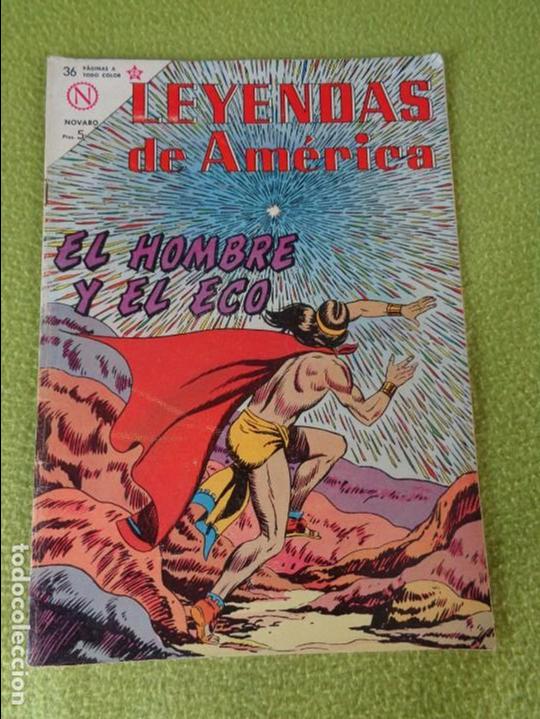 Tebeos: Antiguo C&oacute;mic - Leyendas De Am&eacute;rica --- El Hombre y El Eco N&ordm; 96 - Editorial Novaro --- A&ntilde;o 1964