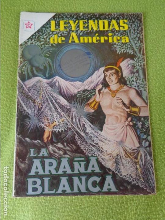 Tebeos: LEYENDAS DE AMERICA N&ordm; 49 --- LA ARA&Ntilde;A BLANCA ( ED. NOVARO )