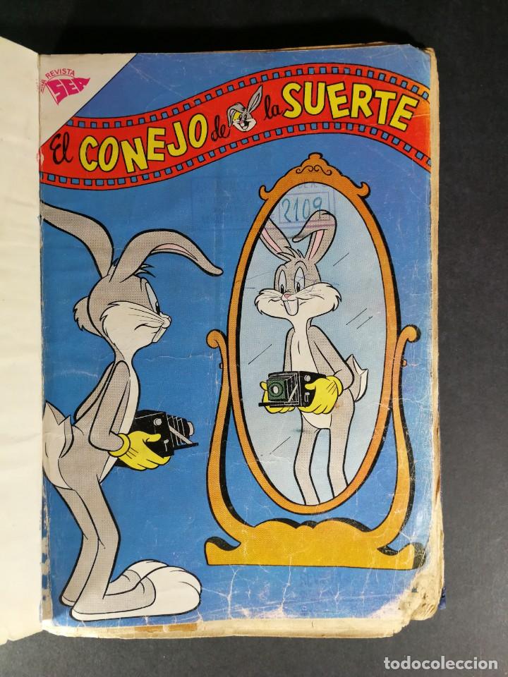 Tebeos: Original El Conejo de la Suerte Novaro 2 Tomos con 10 n&uacute;meros - Foto 4