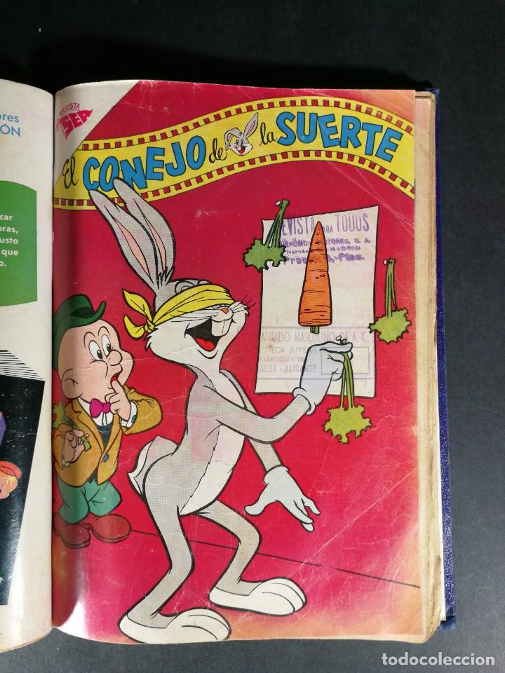 Tebeos: Original El Conejo de la Suerte Novaro 2 Tomos con 10 n&uacute;meros - Foto 7