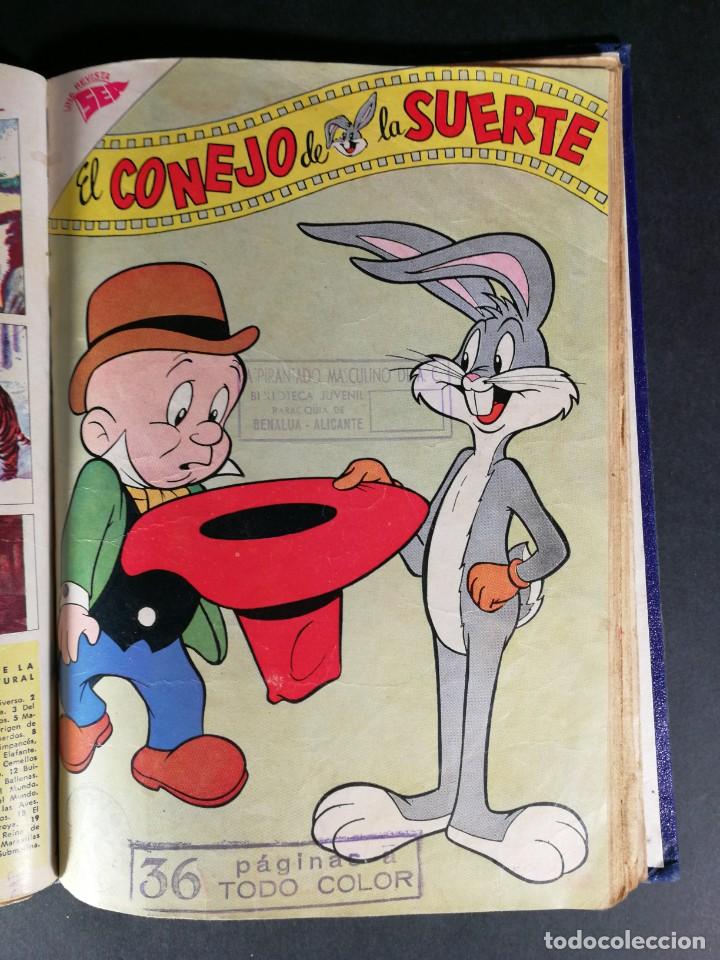 Tebeos: Original El Conejo de la Suerte Novaro 2 Tomos con 10 n&uacute;meros - Foto 8