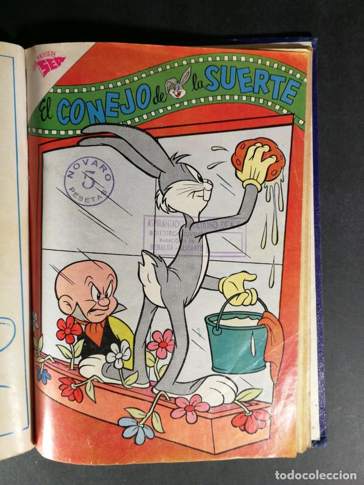 Tebeos: Original El Conejo de la Suerte Novaro 2 Tomos con 10 n&uacute;meros - Foto 10