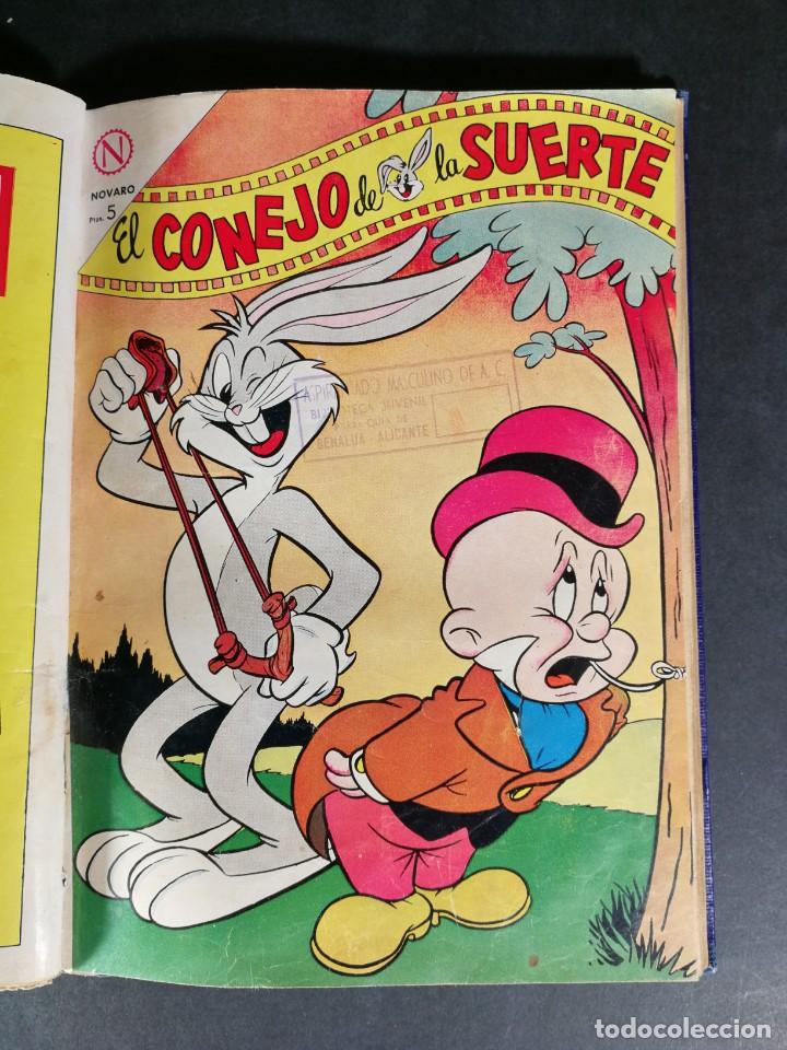 Tebeos: Original El Conejo de la Suerte Novaro 2 Tomos con 10 n&uacute;meros - Foto 15
