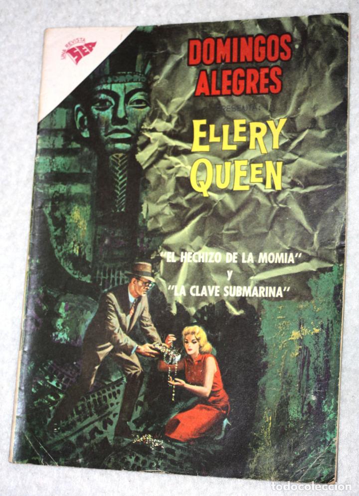Tebeos: DOMINGOS ALEGRES -Ellery Queen - N&Uacute;MERO 428 (1962).MUY DIFICIL - Foto 1