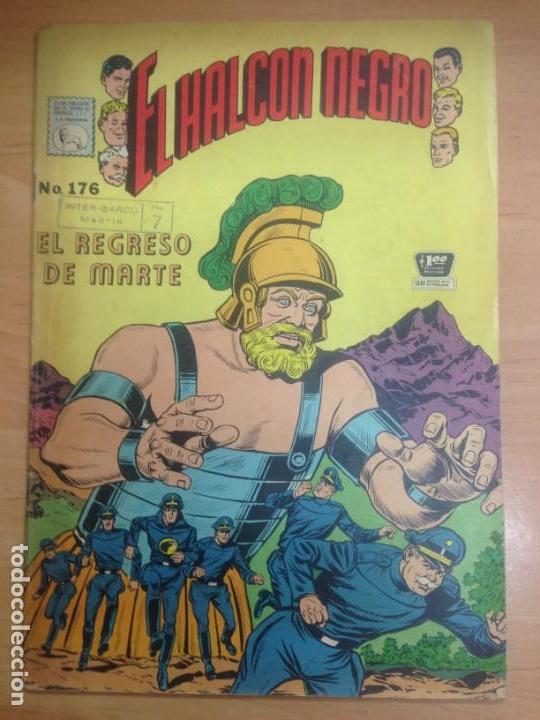 Tebeos: COMIC EL HALCON NEGRO N&ordm; 176 - Foto 1