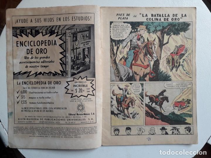 Tebeos: Domingos alegres n&deg; 433 - Pies de plata - original editorial Novaro - Foto 2