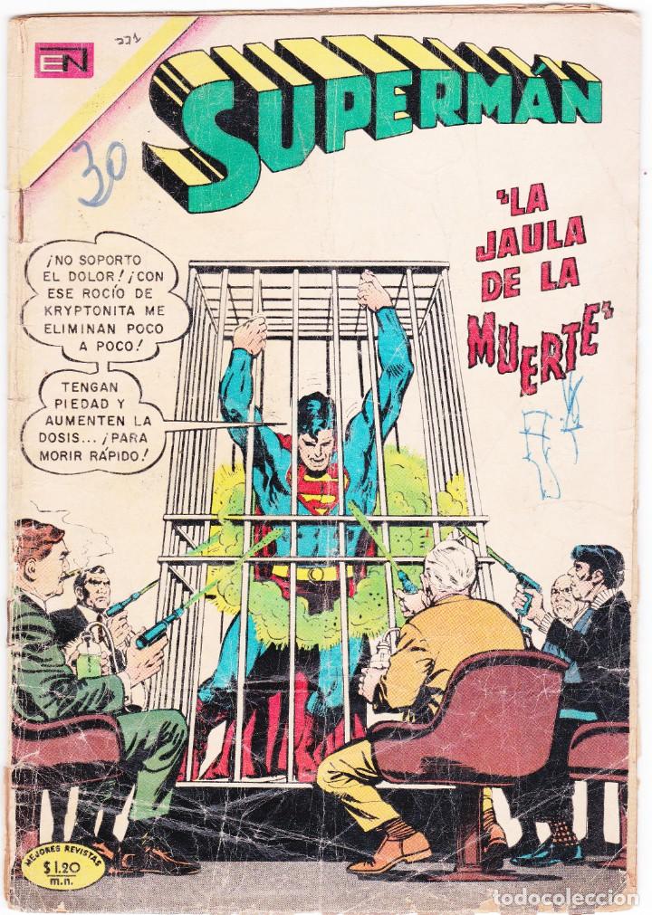 Tebeos: SUPERMAN NOVARO N&Uacute;MERO 771 A&Ntilde;O 1970 CONTINE UNA HISTORIA DE LA LEGI&Oacute;N DE SUPERH&Eacute;ROES