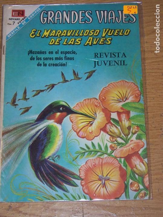 Tebeos: NOVARO GRANDES VIAJES 68 EL MARAVILLOSO VUELO DE LAS AVES
