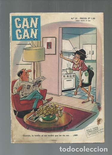Tebeos: Can Can 31, 1965, Editora Zig Zag. Colecci&oacute;n A.T. - Foto 1