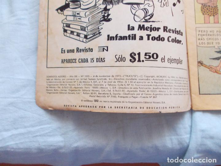 Tebeos: Domingos Alegres. Trucut&uacute;. n&ordm; 1015. 1973 Novaro - Foto 3