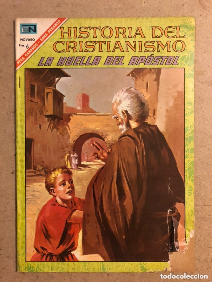 Tebeos: HISTORIA DEL CRITIANISMO N&deg; 8, LA HUELLA DEL AP&Oacute;STOL. EDITORIAL NOVARO 1967.