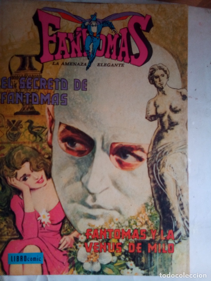 Tebeos: FANTOMAS- LIBROC&Oacute;MIC-NOVARO- N&ordm; 3 -EL SECRETO DE FANTOMAS- 1977-MUY BUENO- MUY DIF&Iacute;CIL-LEAN-1921