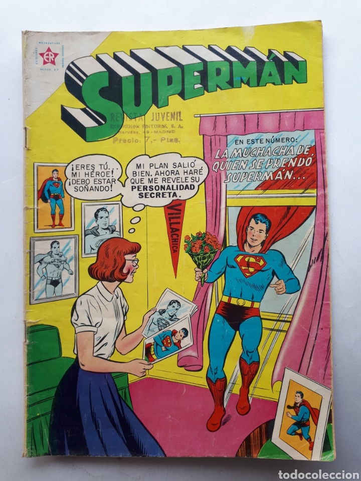SUPERMÁN. AÑO VIII - NO. 195 (Tebeos y Comics - Novaro - Superman)