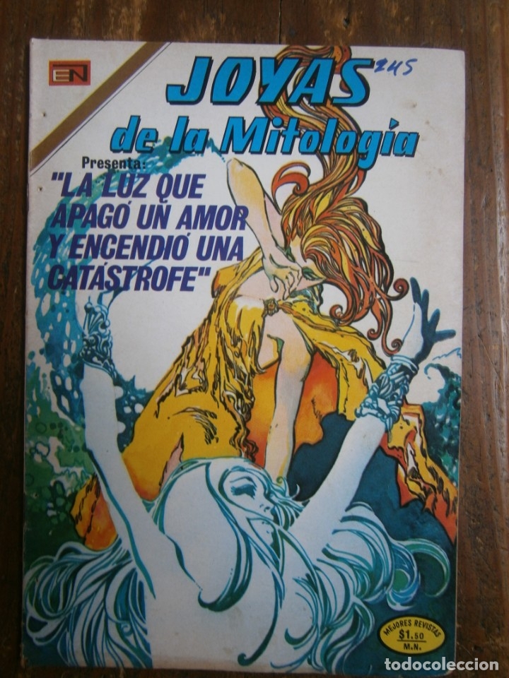 Tebeos: JOYAS DE LA MITOLOGIA # 245 EDITORIAL NOVARO MEXICO 1973