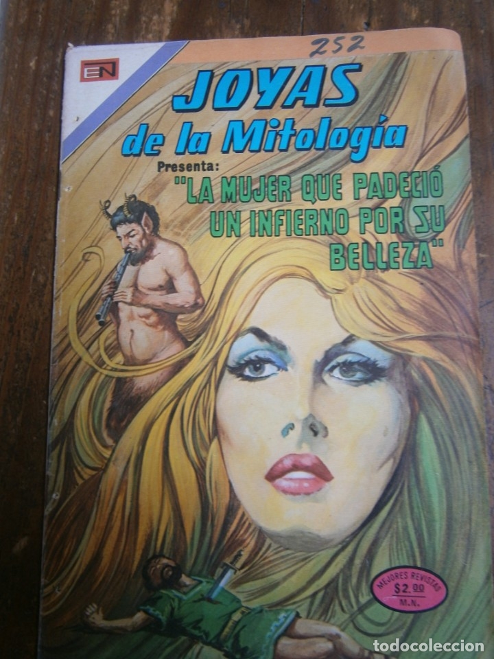 Tebeos: JOYAS DE LA MITOLOGIA # 252 EDITORIAL NOVARO MEXICO 1974