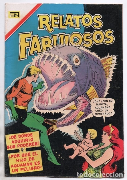 RELATOS FABULOSOS # 98 NOVARO 1967 EL NACIMIENTO DE AQUANENE AQUABOY EXCELENTE ESTADO (Tebeos y Comics - Novaro - Sci-Fi)