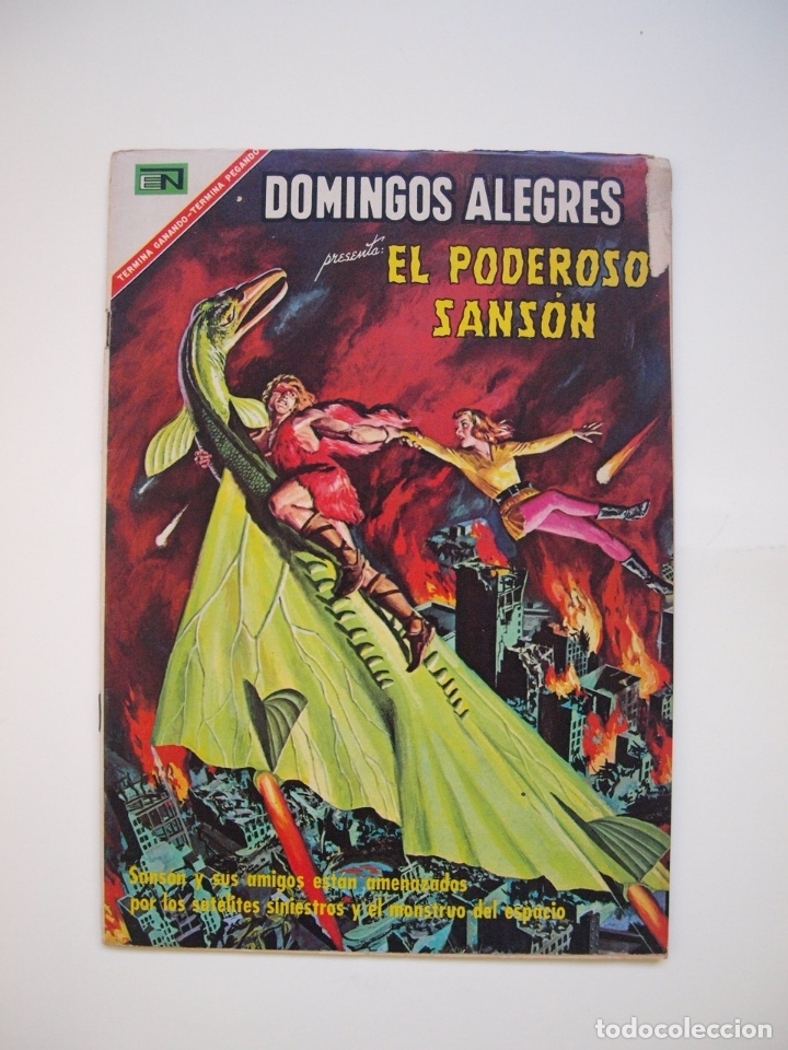 Tebeos: DOMINGOS ALEGRES N&ordm; 692 - EL PODEROSO SANS&Oacute;N - FRANK THORNE - NOVARO 1967 - Foto 1