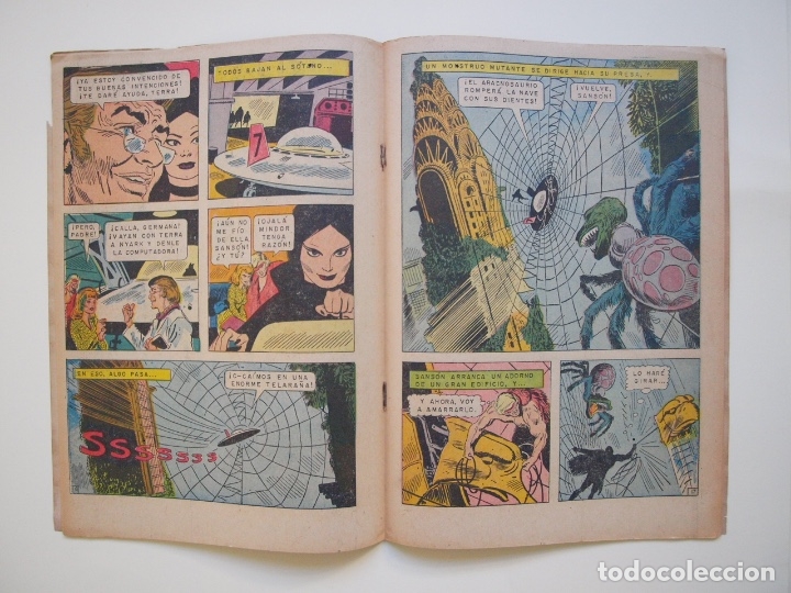 Tebeos: DOMINGOS ALEGRES N&ordm; 692 - EL PODEROSO SANS&Oacute;N - FRANK THORNE - NOVARO 1967 - Foto 3
