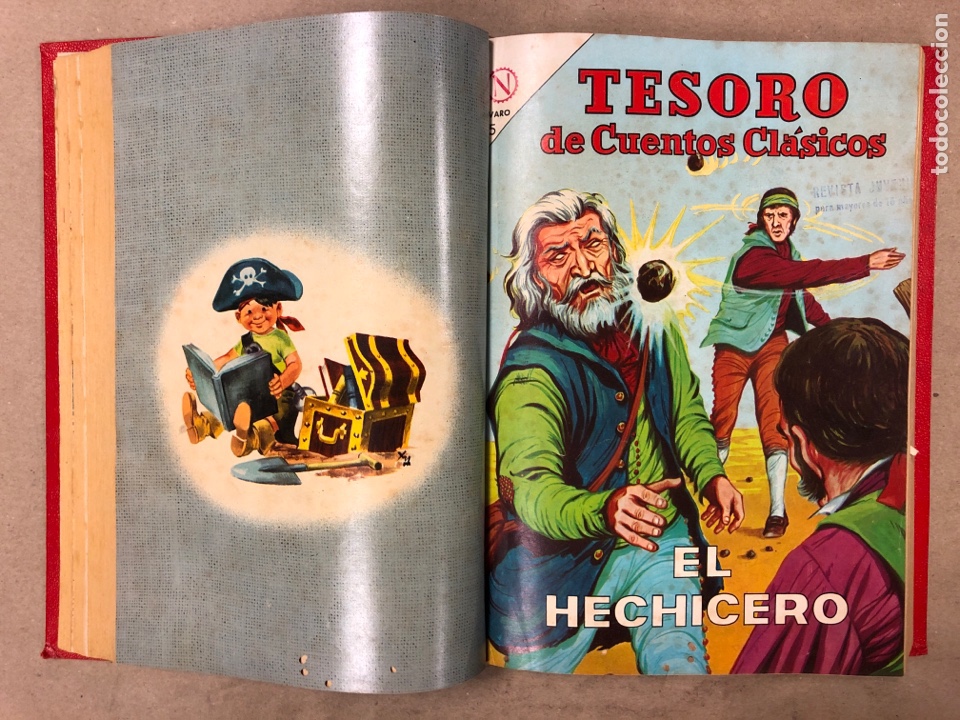 Tebeos: TOMO CON 14 TEBEOS ENCUADERNADOS EDITORIAL NOVARO (TESORO DE CUENTOS CLÁSICOS, LEYENDAS... - Foto 6 - 182332478