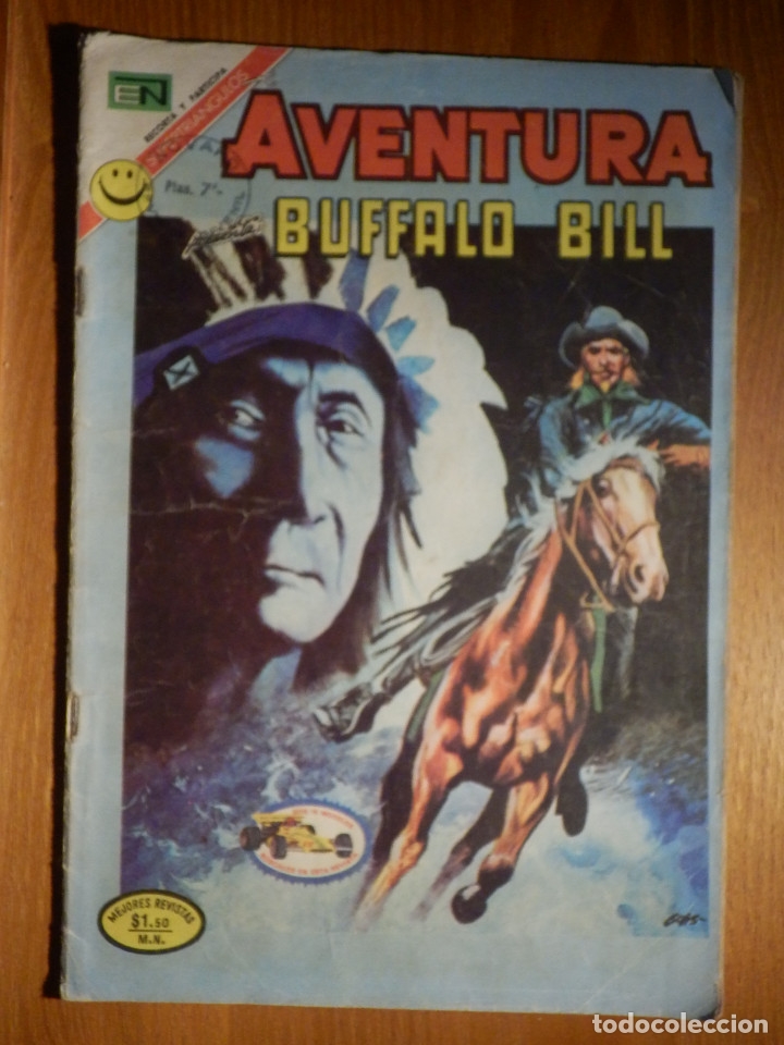 COMIC - AVENTURA - BUFALO BILL - AÑO XIX - Nº 733 - NOVARO (Tebeos y Comics - Novaro - Aventura)