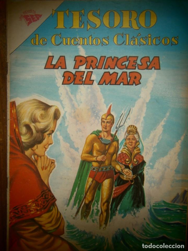 Comics: TESORO DE CUENTOS CLASICOS # 61 LA PRINCESA DEL MAR SEA NOVARO MEXICO 1962