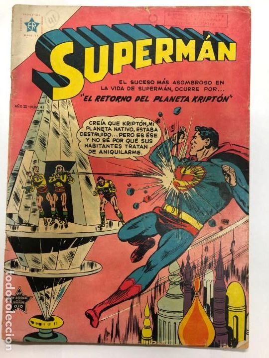 Tebeos: COMIC ORIGINAL SUPERMAN N&ordm; 41 EDITORIAL NOVARO - Foto 1