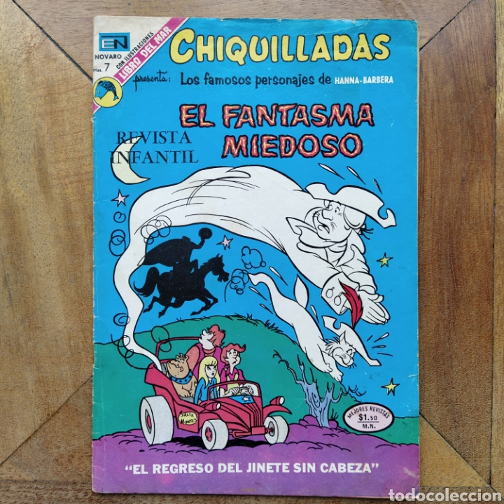 Comics: Chiquilladas Novaro el fantasma miedoso N 350 el regreso del jinete sin cabeza