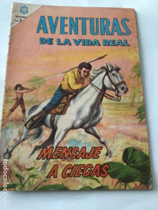 Tebeos: aventuras vida real- mensaje a ciegas - num.113 - 1965