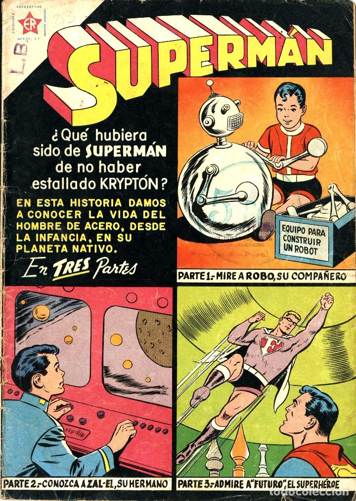 Tebeos: SUPERMAN-253 (NOVARO, 1960) - Foto 1