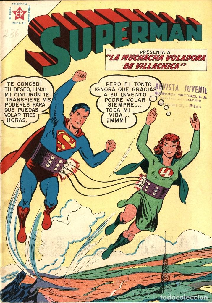 Tebeos: SUPERMAN-236 (NOVARO, 1960) - Foto 1