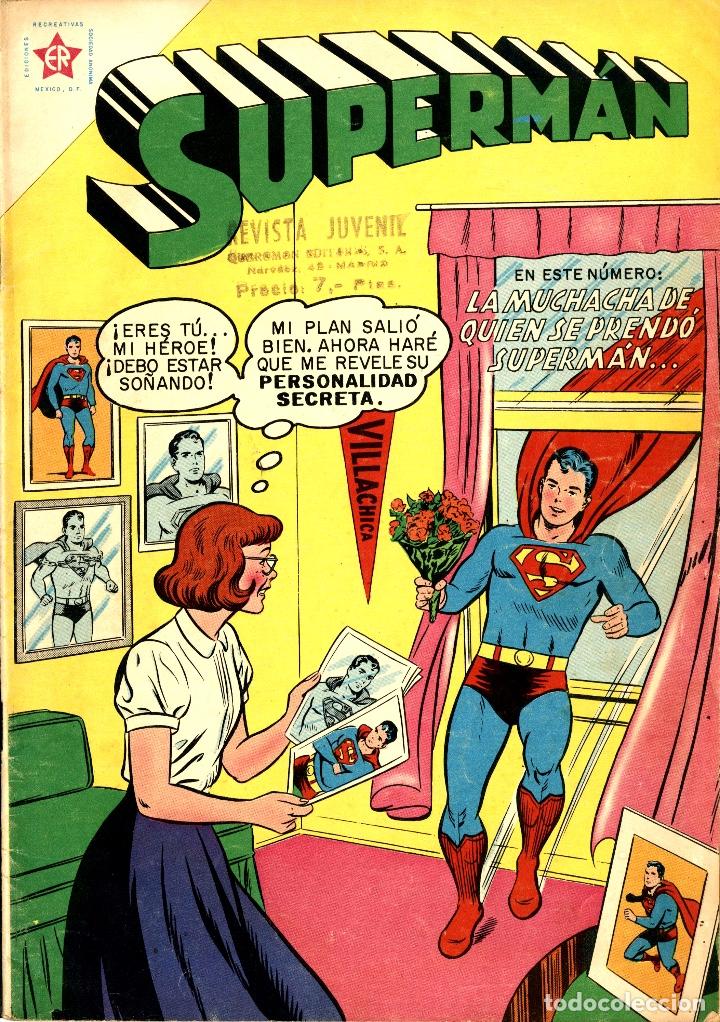 Tebeos: SUPERMAN-195 (NOVARO, 1959) - Foto 1