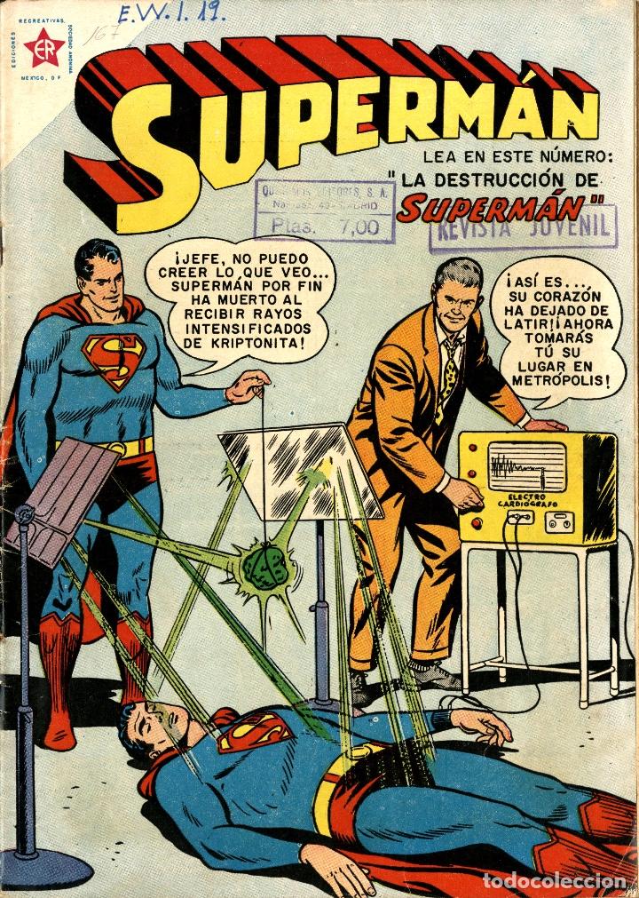 Tebeos: SUPERMAN-167 (NOVARO, 1958) - Foto 1