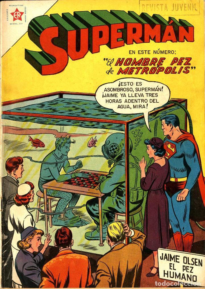 Tebeos: SUPERMAN-134 (NOVARO, 1958) - Foto 1