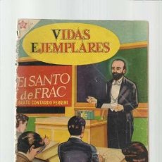 Tebeos: VIDAS EJEMPLARES 10: EL SANTO DE FRAC, BEATO CONTARDO FERRINI, 1955, NOVARO, ENCUADERNACIÓN. Lote 197955670