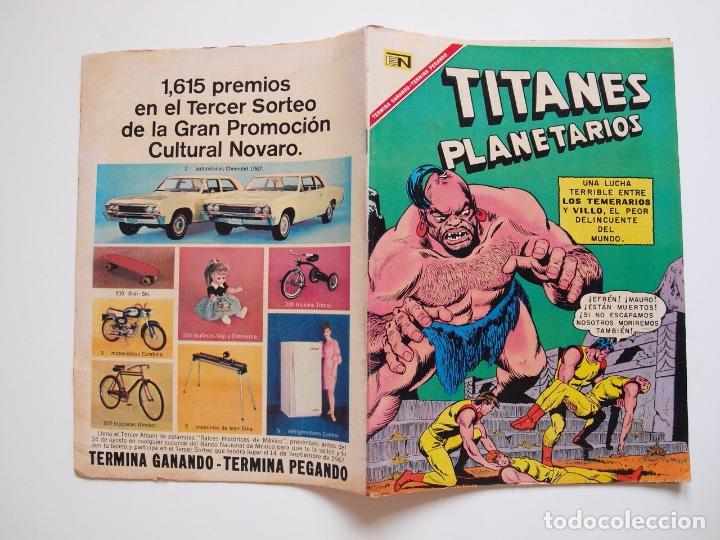 Tebeos: TITANES PLANETARIOS Nº 259 - DOS ESTÁN MUERTOS... SÓLO FALTAN DOS - NOVARO 1967 - Foto 6 - 206150440