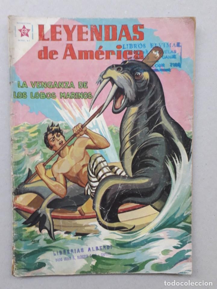LEYENDAS DE AMÉRICA N° 36 - LA VENGANZA DE LOS LOBOS MARINOS - ORIGINAL EDITORIAL NOVARO (Tebeos y Comics - Novaro - Otros)