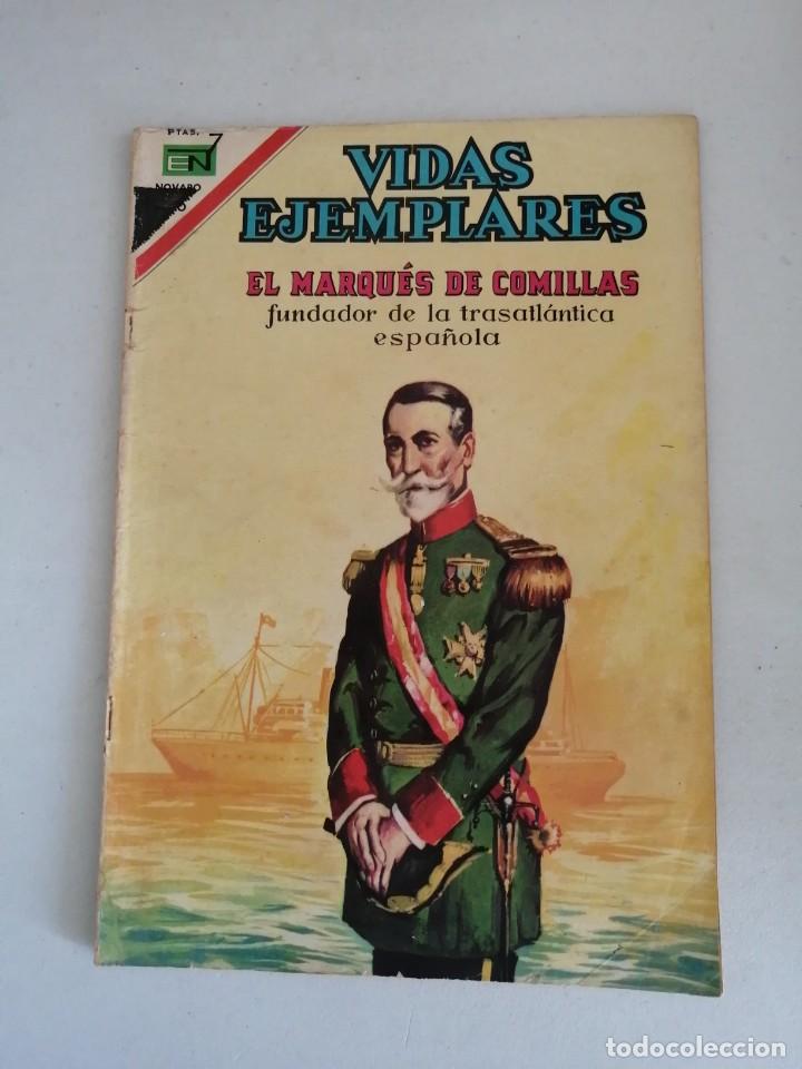 Tebeos: VIDAS EJEMPLARRES EL MARQUES DE COMILLAS NUM.260 SIN GRAPAS - Foto 1