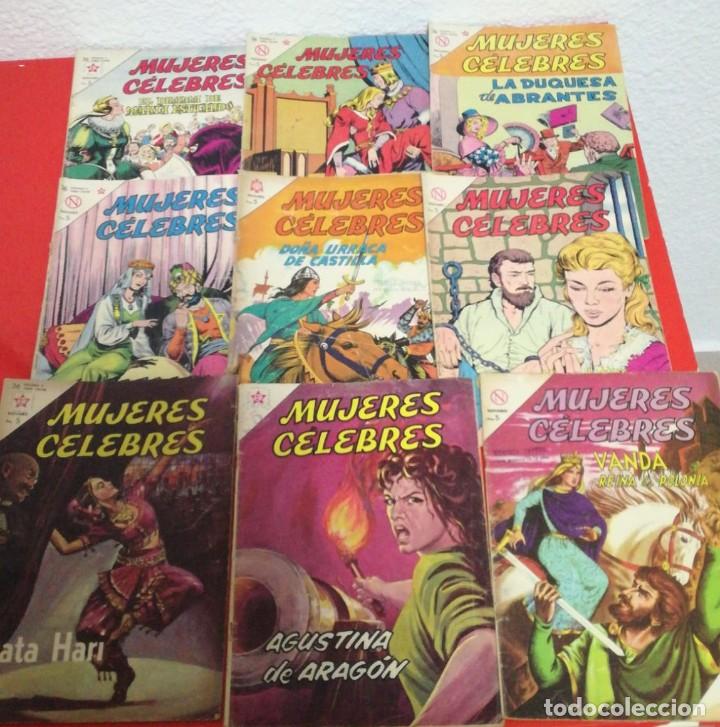 Tebeos: 9 LOTES MUJERES CELEBRES - EDITORIAL NOVARO