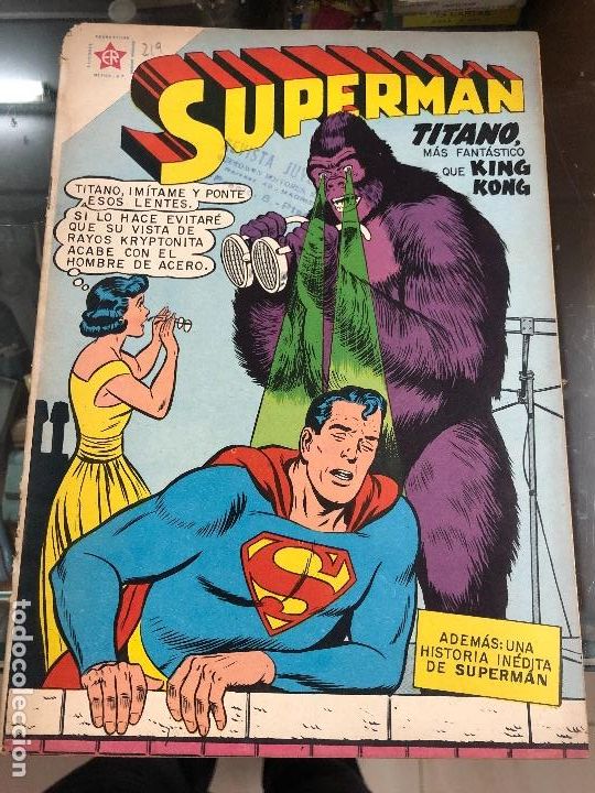 Tebeos: COMIC ORIGINAL NOVARO SERIE SUPERMAN N &ordm; 219 - Foto 1
