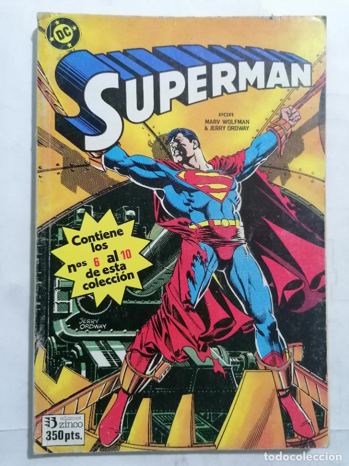 Tebeos: SUPERMAN, CONTIENE LOS N&ordm; 6 AL 10 - Foto 1
