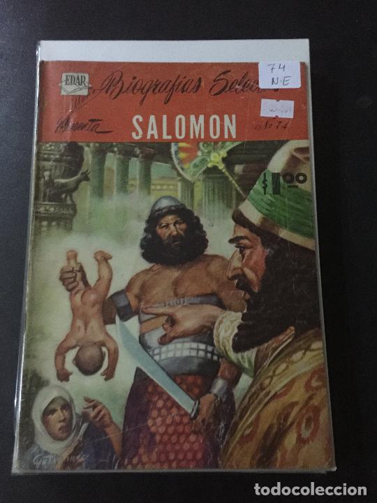 Tebeos: EDAR PRESENTA BIOGRAFIAS SELECTAS NUMERO 74 NORMAL ESTADO