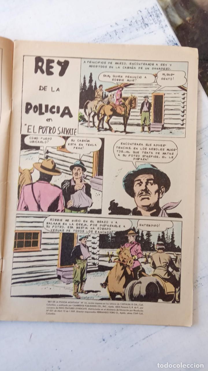 Tebeos: REY DE LA POLIC&Iacute;A MONTADA N&ordm; 19 - 1969 - Foto 2