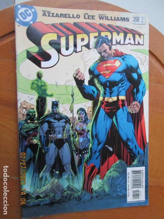 Tebeos: SUPERMAN - BRIAN AZZARELLO -DC - 208 - OCT-2006 EN INGLES - Foto 1