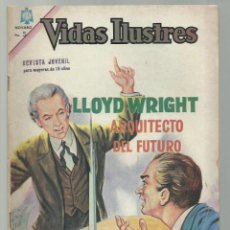 Tebeos: VIDAS ILUSTRES 121: LLOYD WEIGHT, ARQUITECTO DEL FUTURO, 1965, NOVARO