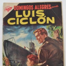 Tebeos: LUIS CICLÓN. DOMINGOS ALEGRES. NOVARO EDITORES. 1956. MÉXICO. PRUEBA BOMBA T. CLÁSICOS DEL COMIC
