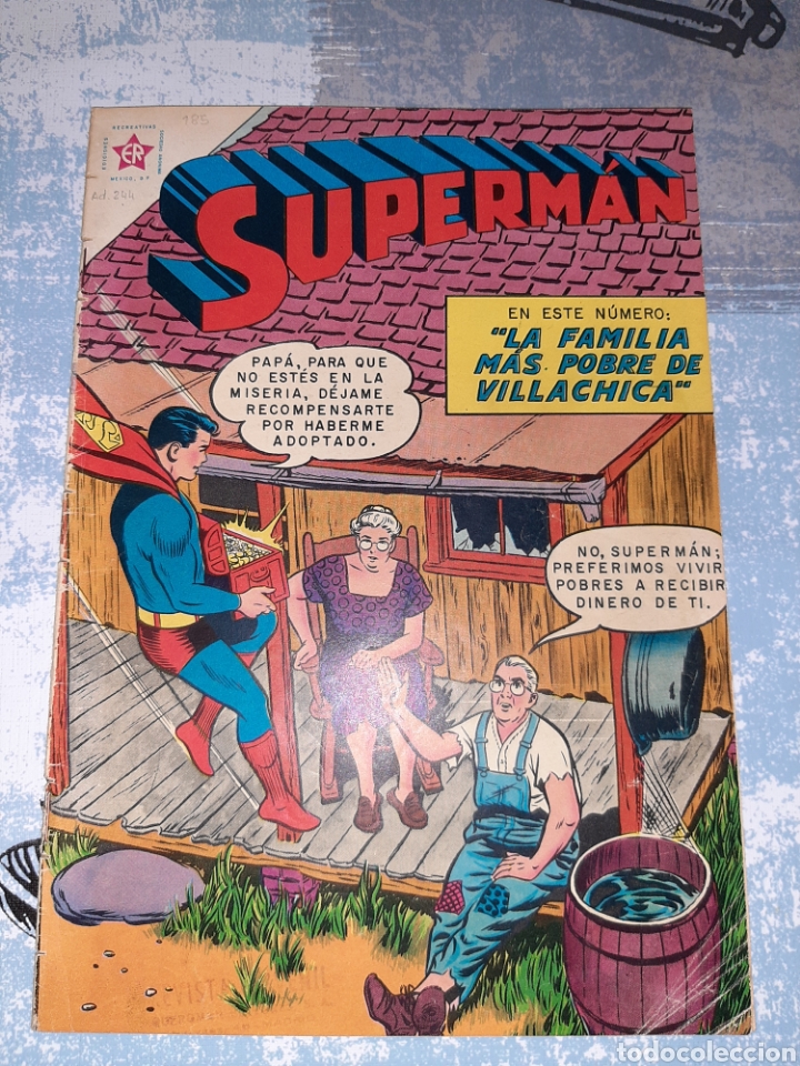 Tebeos: Superm&aacute;n 185, Novaro 1959 - Foto 1