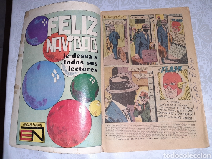 Tebeos: Batman n&deg; 510, Novaro 1969, Flash - Foto 3