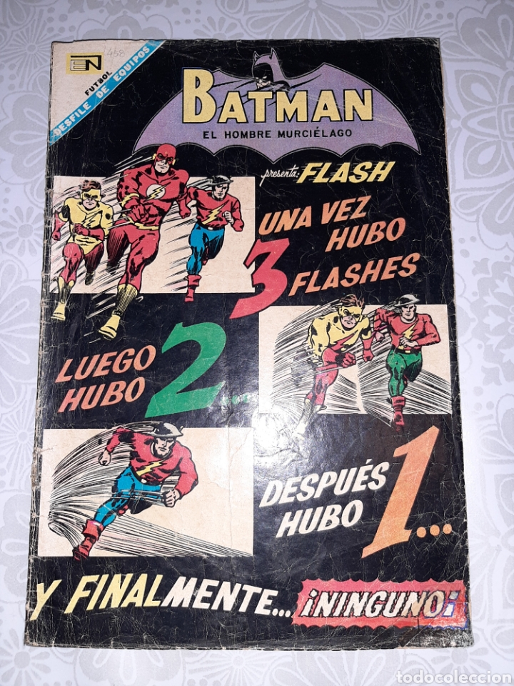 Tebeos: Batma n&deg; 458, Novaro 1968, Flash - Foto 1